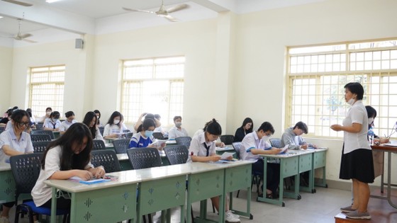 Thí sinh dự thi kỳ thi đánh giá năng lực đợt 1 năm 2023 do Đại học Quốc gia TPHCM tổ chức