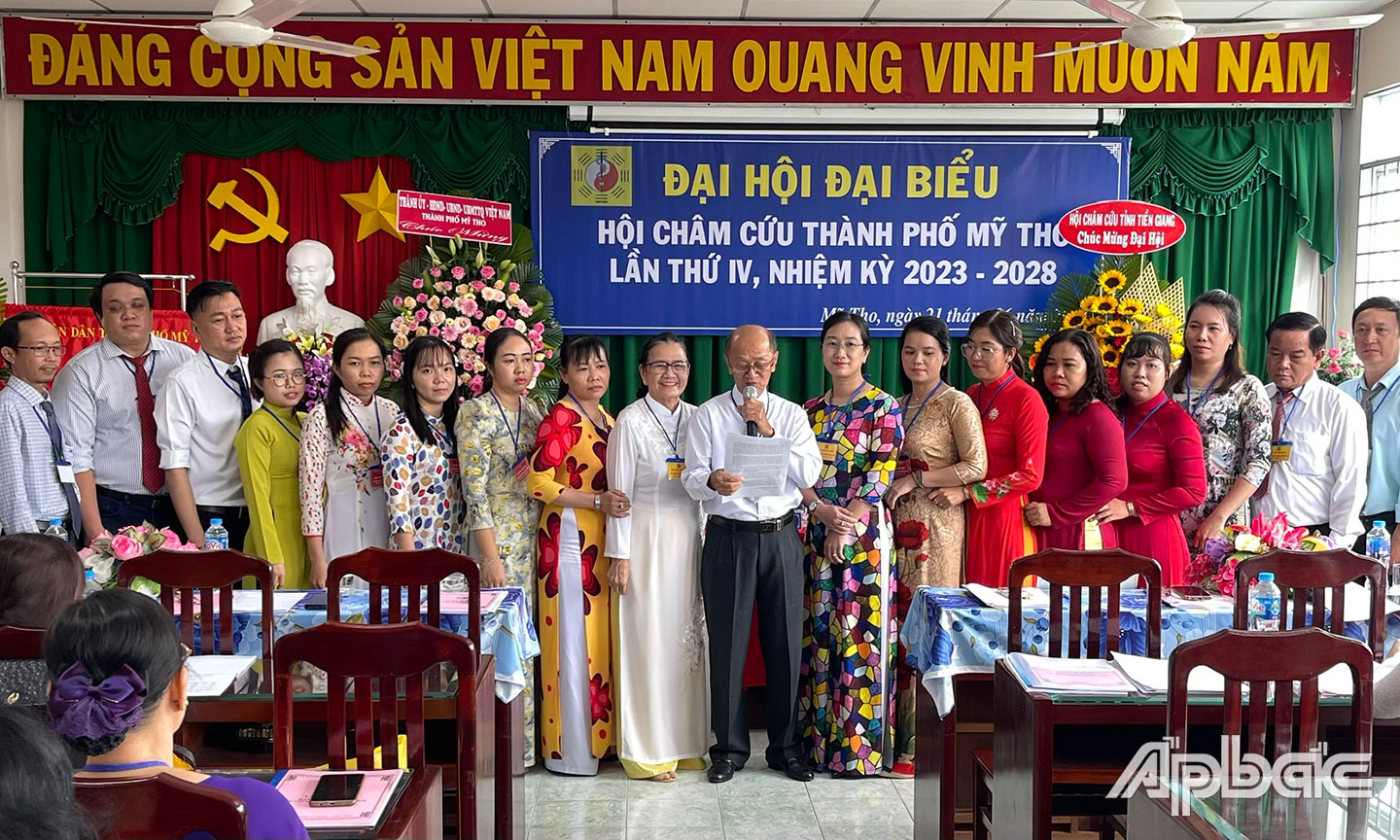 Ban chấp hành Hội Châm cứu TP Mỹ Tho nhiệm kỳ IV (2023-2028) ra mắt trước đại hội