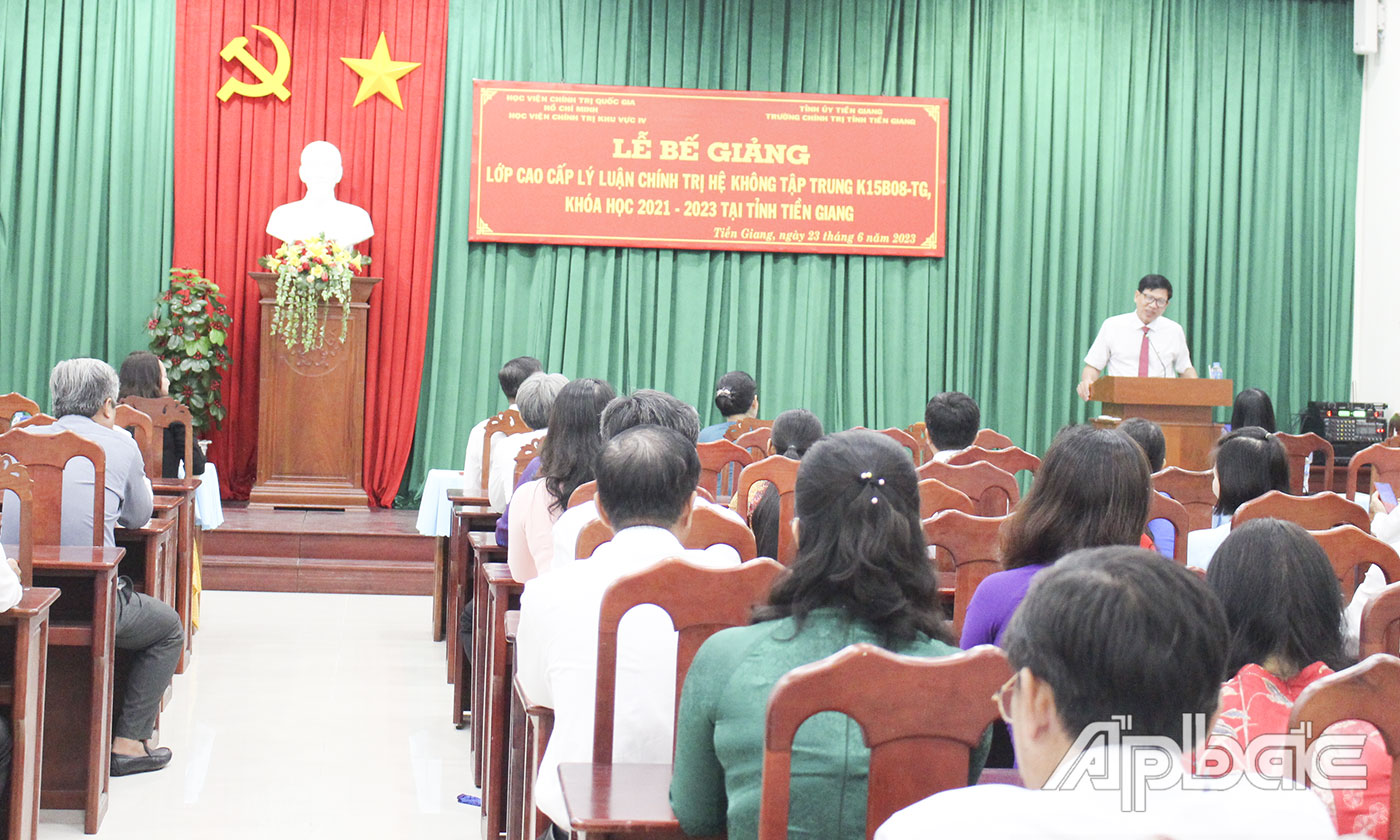 Quang cảnh buổi lễ.