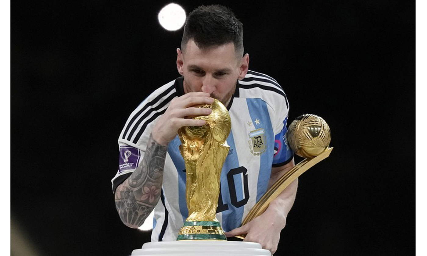 Messi vô địch World Cup 2022. Ảnh: ITN.