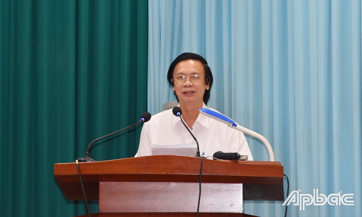 Đồng chí Nguyễn Văn Danh lưu ý một số  nhiệm vụ trọng tâm cần tập trung lãnh đạo thực hiện trong 6 tháng cuối năm 2023.