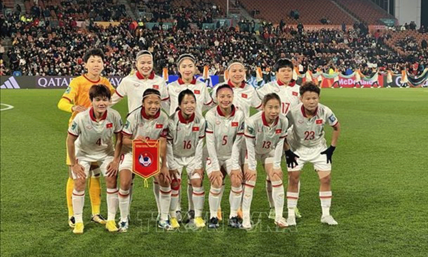 (Source: NDO)  The Vietnamese squad (Photo: VNA).