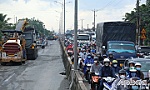 Tiền Giang: Lập biên bản đơn vị thi công trên Quốc lộ 1 vì gây ra ùn ứ phương tiện giao thông kéo dài