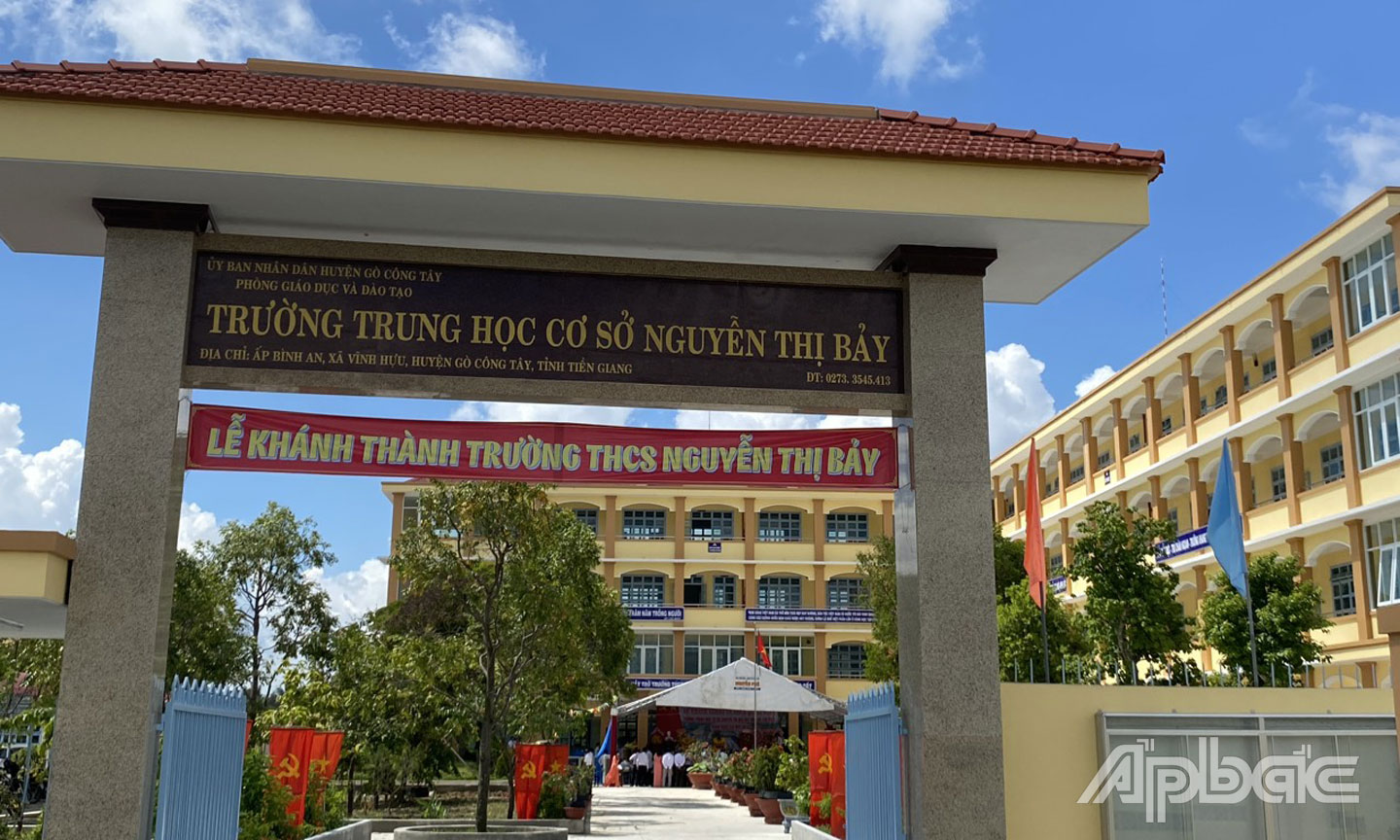 Chuyện về ngôi trường mang tên Nguyễn Thị Bảy - Báo Ấp Bắc điện tử