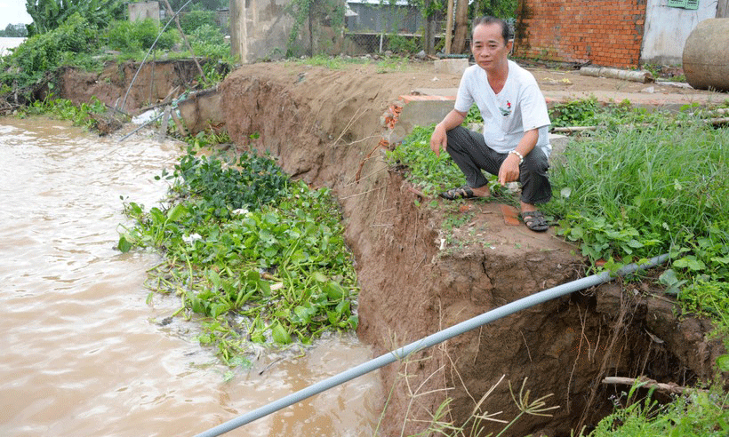 Tình trạng sạt lở ở ĐBSCL trở thành nỗi ám ảnh của người dân.