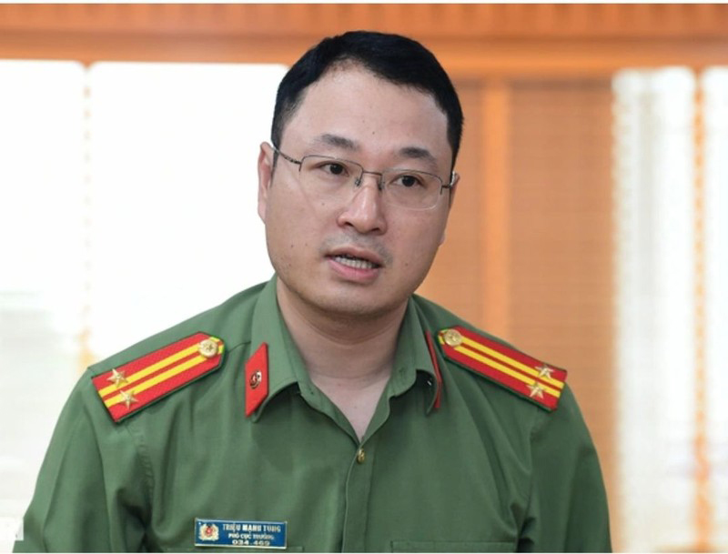 Trung tá Triệu Mạnh Tùng, Phó Cục trưởng An ninh mạng và Phòng, chống tội phạm sử dụng công nghệ cao (Bộ Công an). 