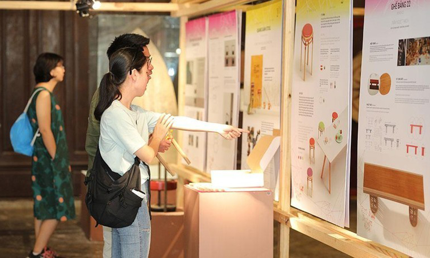 An exhibition at the 2022 Vietnam Design Week. (Photo courtesy of organisers).