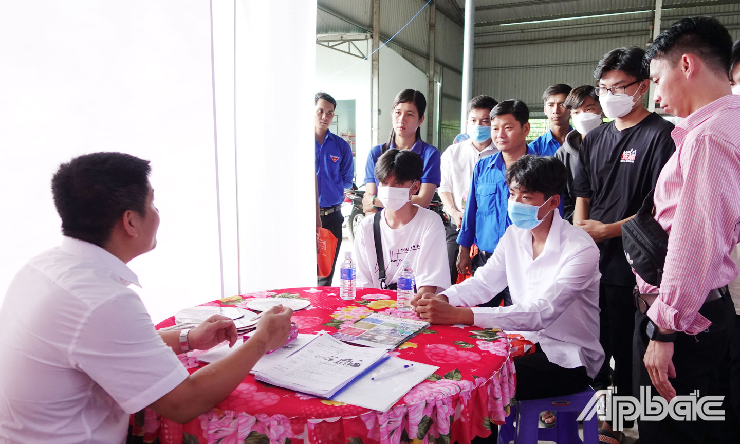 Thời gian qua, Tiền Giang đẩy mạnh tổ chức các hoạt động, giới thiệu, tư vấn việc làm cho lao động
