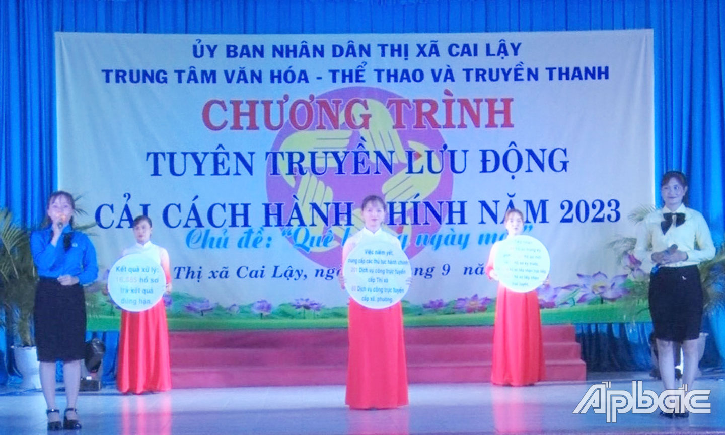 Chương trình TTLĐ Cải cách hành chính năm 2023.