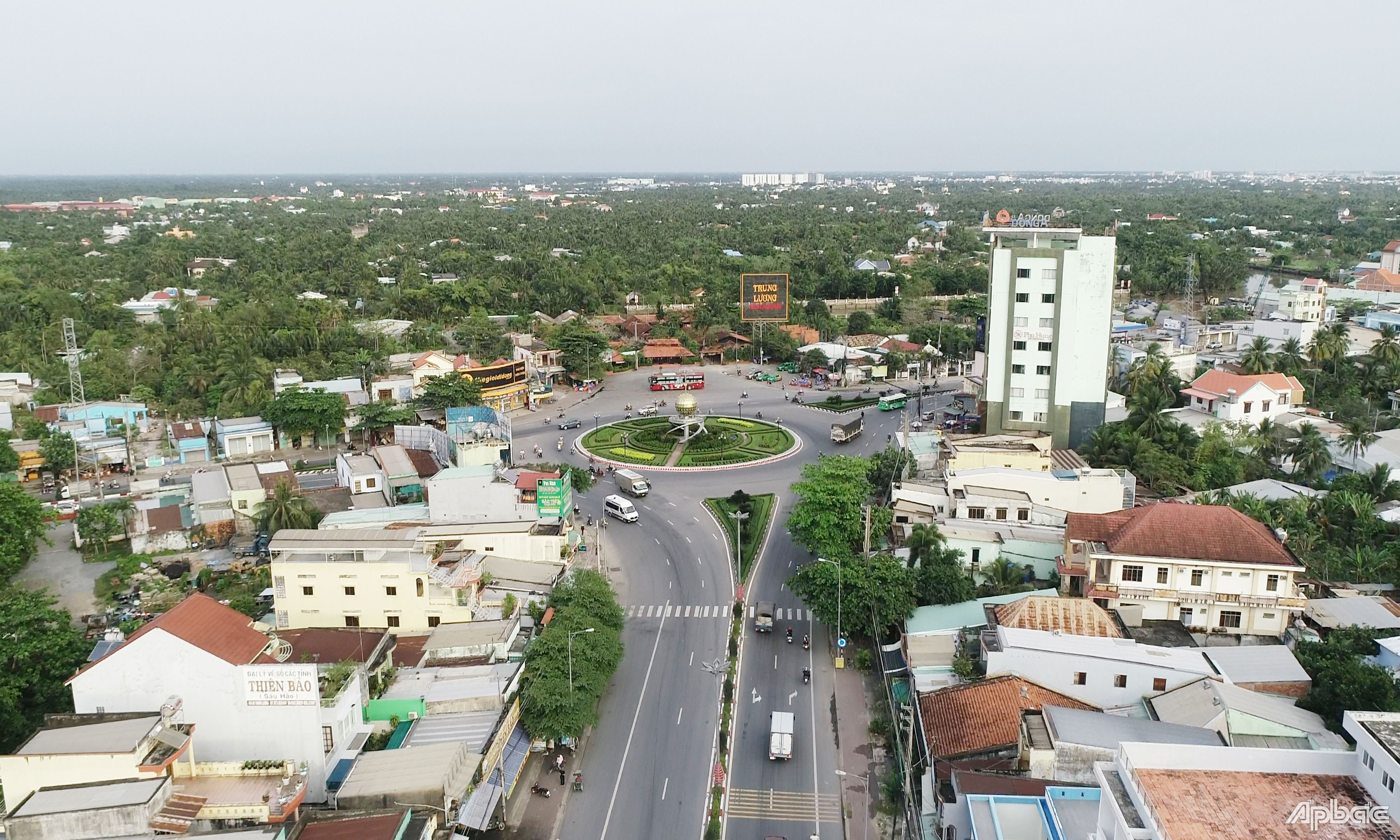 Đoạn tuyến của Trục động lực qua tỉnh Tiền Giang dài khoảng 14km và có điểm cuối kết nối với ngã ba Trung Lương.