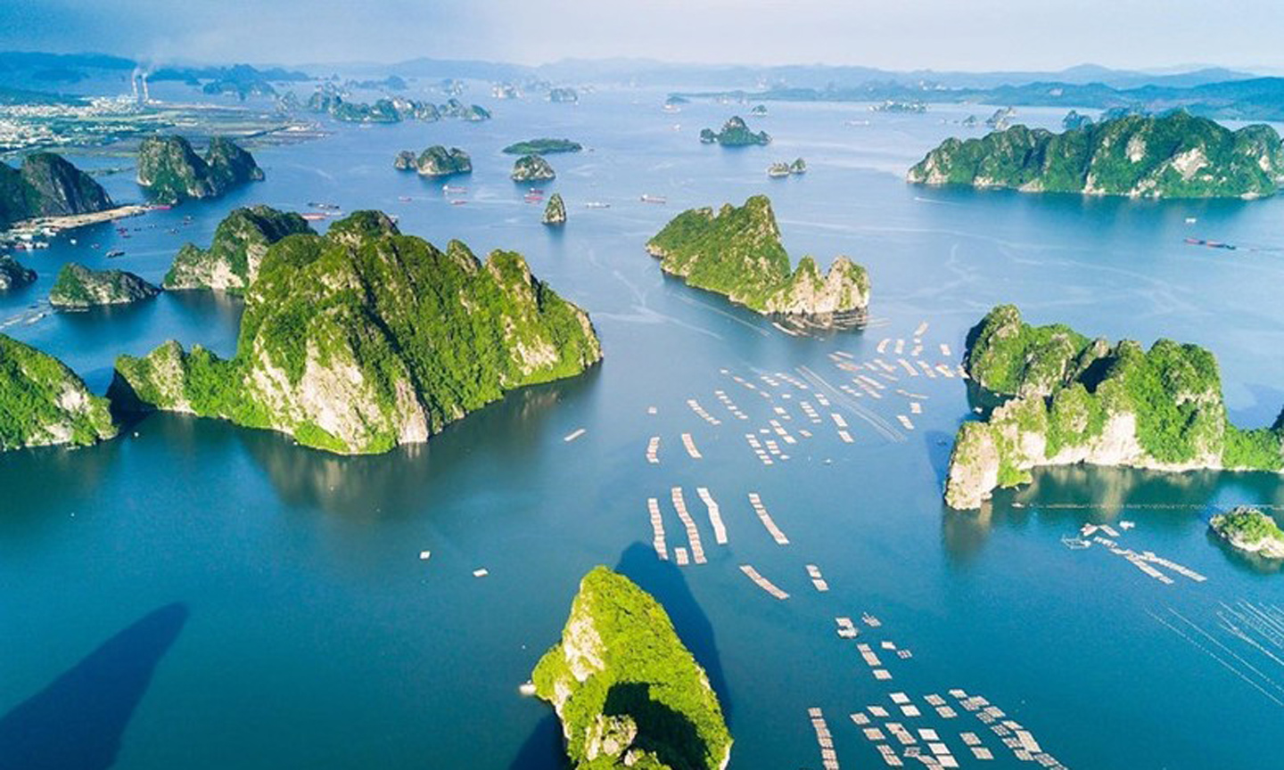 Ha Long Bay in Quang Ninh Province.