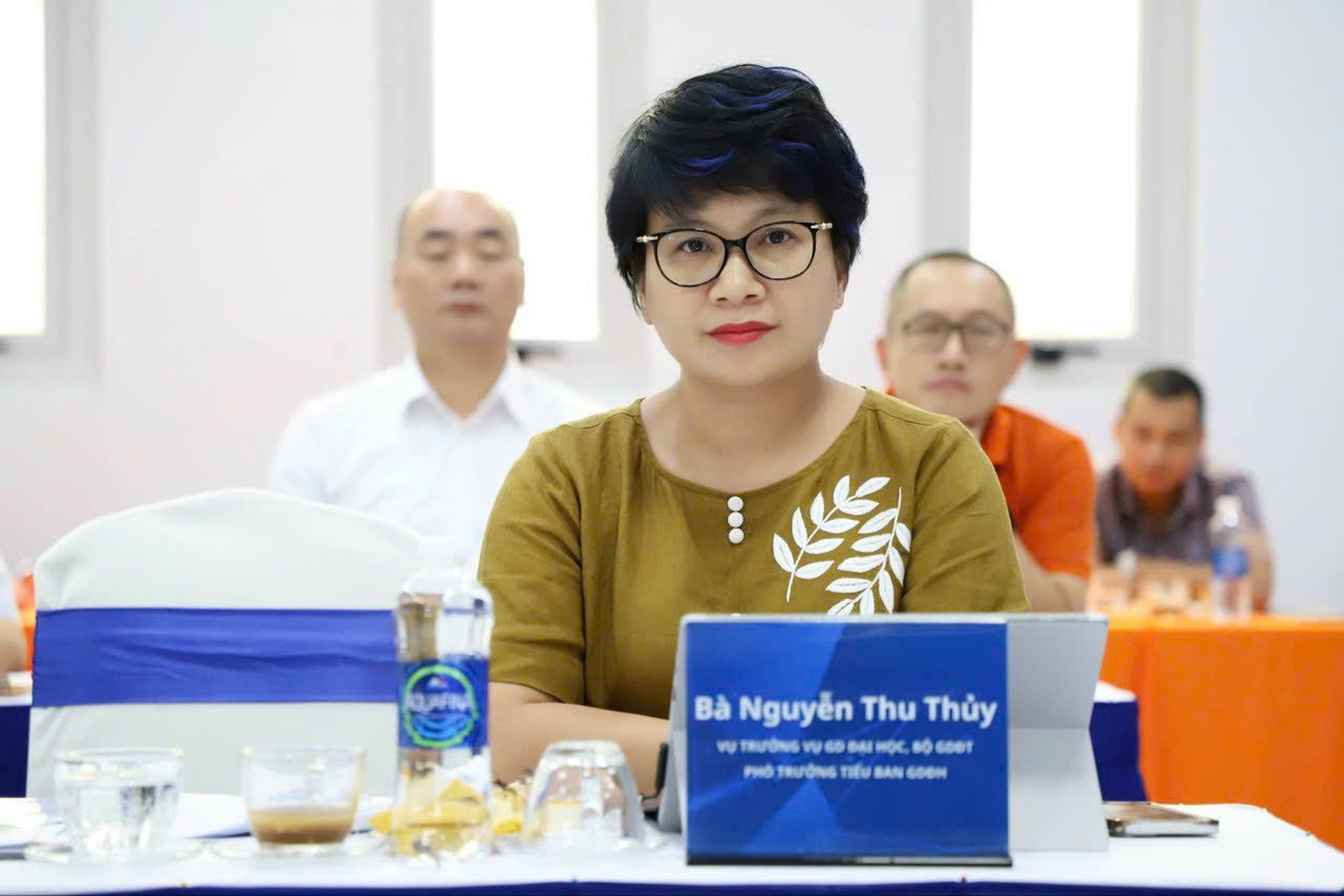 PGS.TS Nguyễn Thu Thủy, Vụ trưởng Vụ Giáo dục Đại học. Ảnh: KH