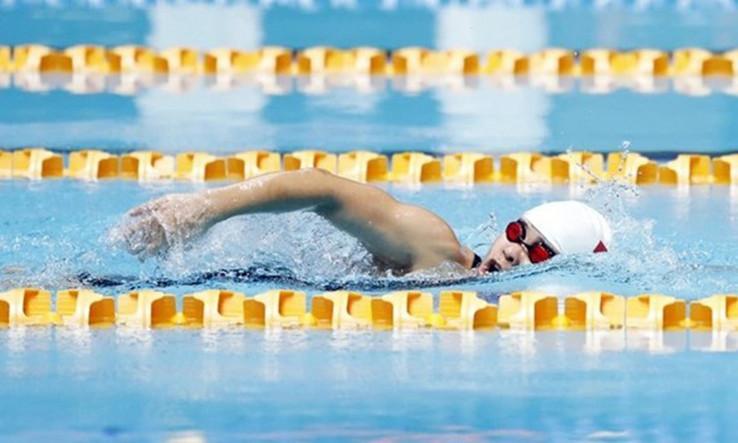 Swimmer Vi Thi Hang (Source: tuoitre.vn).