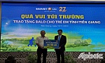 Công ty Bảo Việt Nhân thọ Tiền Giang: Trao 60 balo 