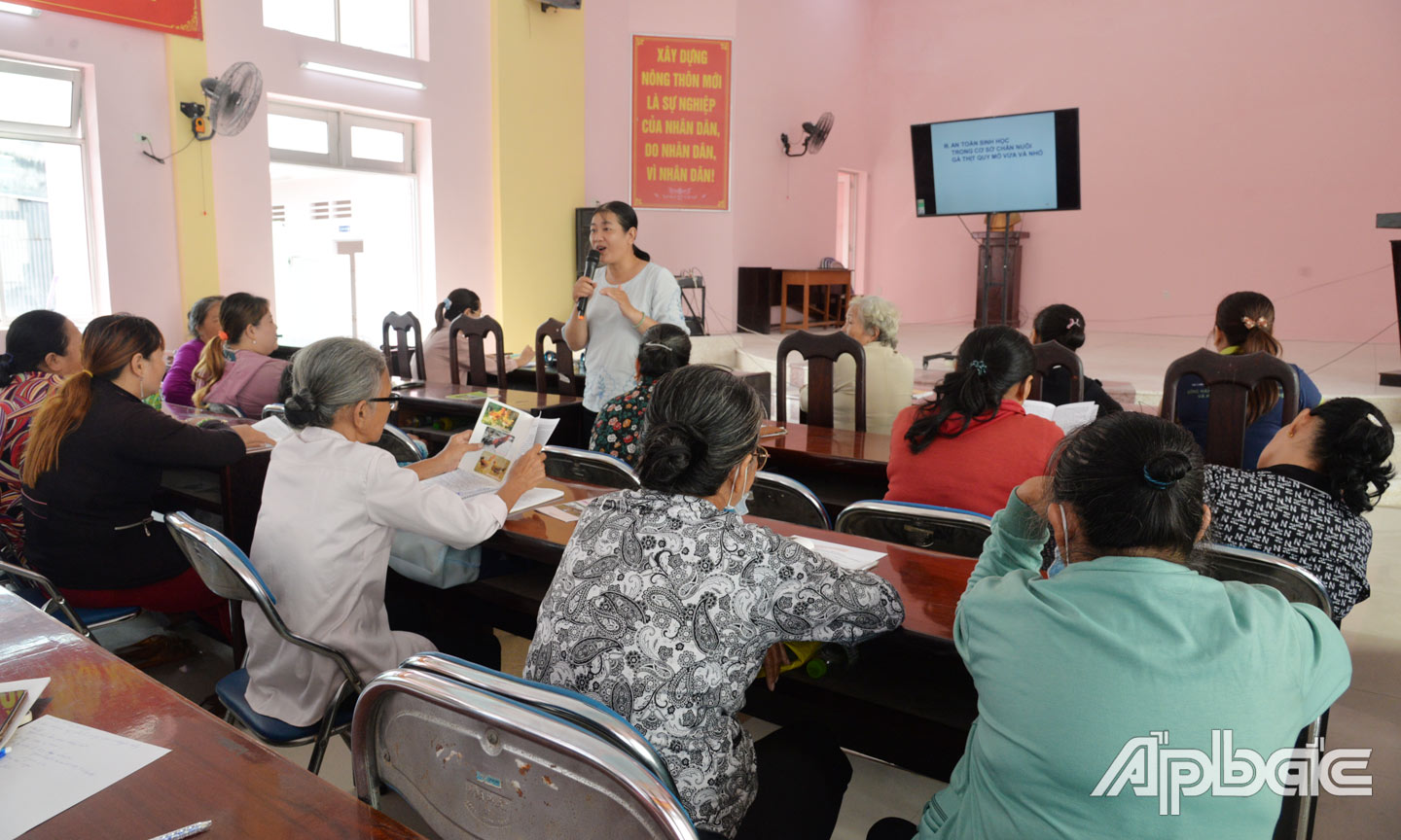 Hướng dẫn kỹ thuật chăn nuôi heo, gà cho chị em phụ nữ.