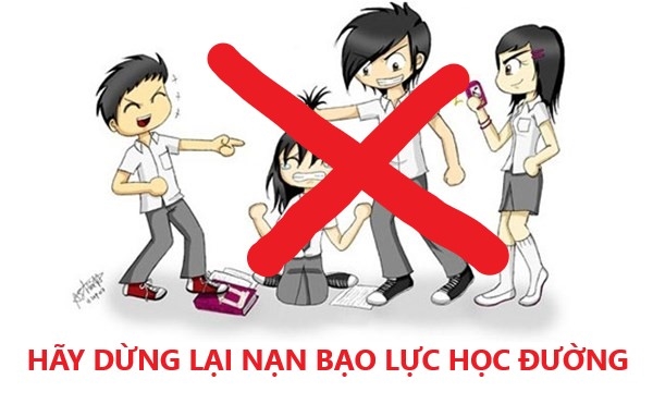 Để ngăn chặn nạn bạo lực học đường rất cần sự chung tay của cả nhà trường, gia đình và cả xã hội.