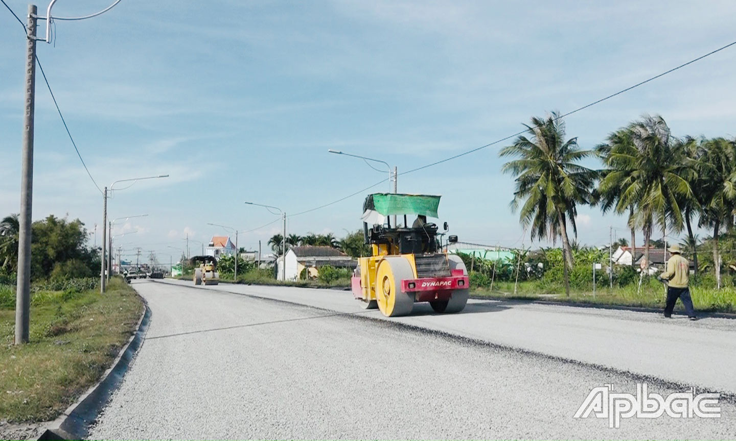 Nhiều công trình trên địa bàn được lãnh đạo huyện chỉ đạo sâu sát, đẩy nhanh tiến độ.