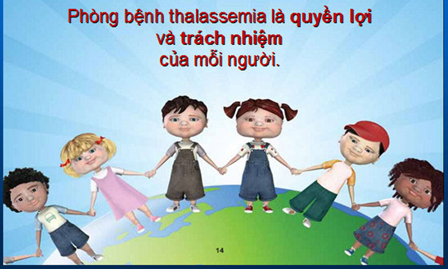 Truyền thông về phòng ngừa bệnh thalassemia.