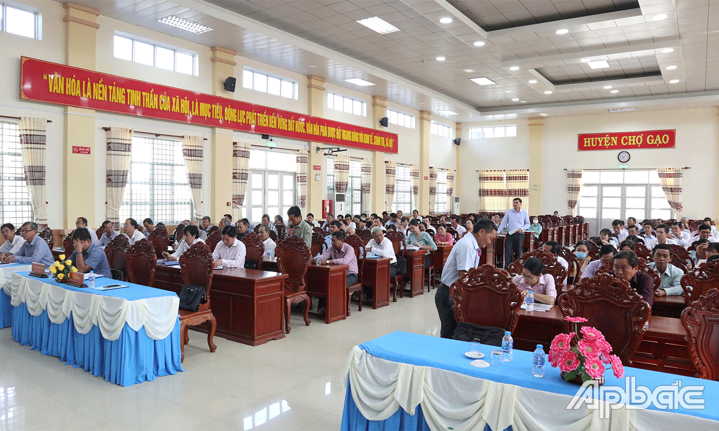 Quang cảnh buổi đối thoại.