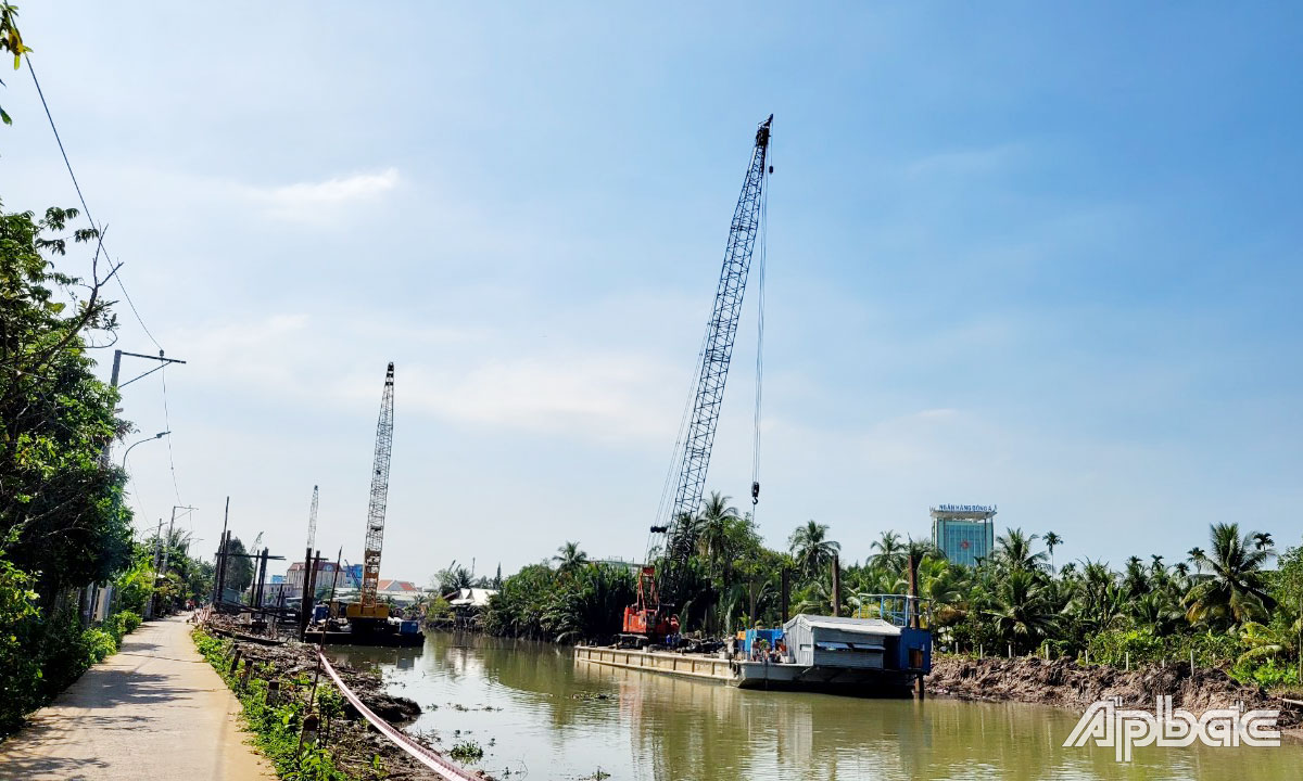 Hiện Dự án đang tập trung triển khai công tác GPMB.