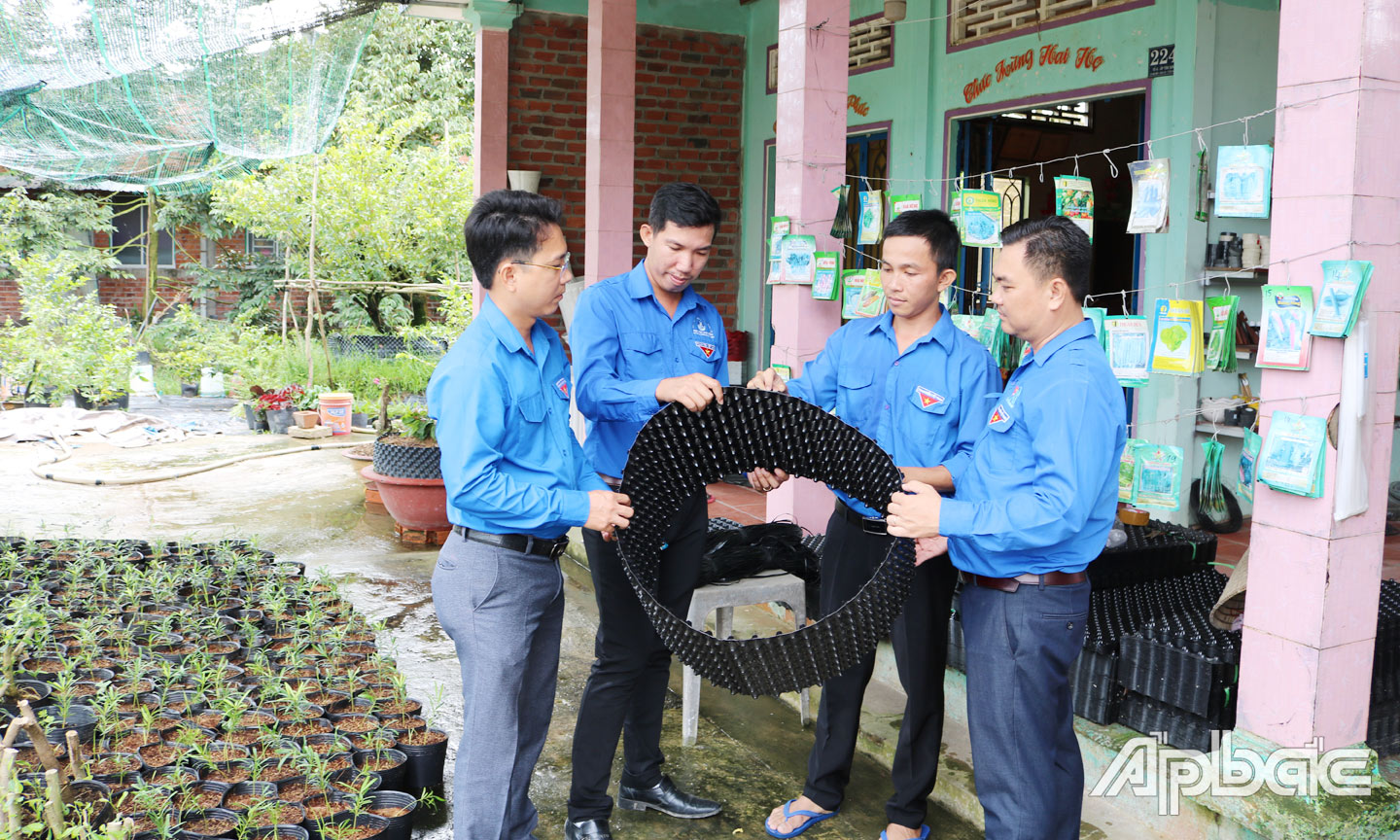 Một mô hình thanh niên khởi nghiệp thành công. 