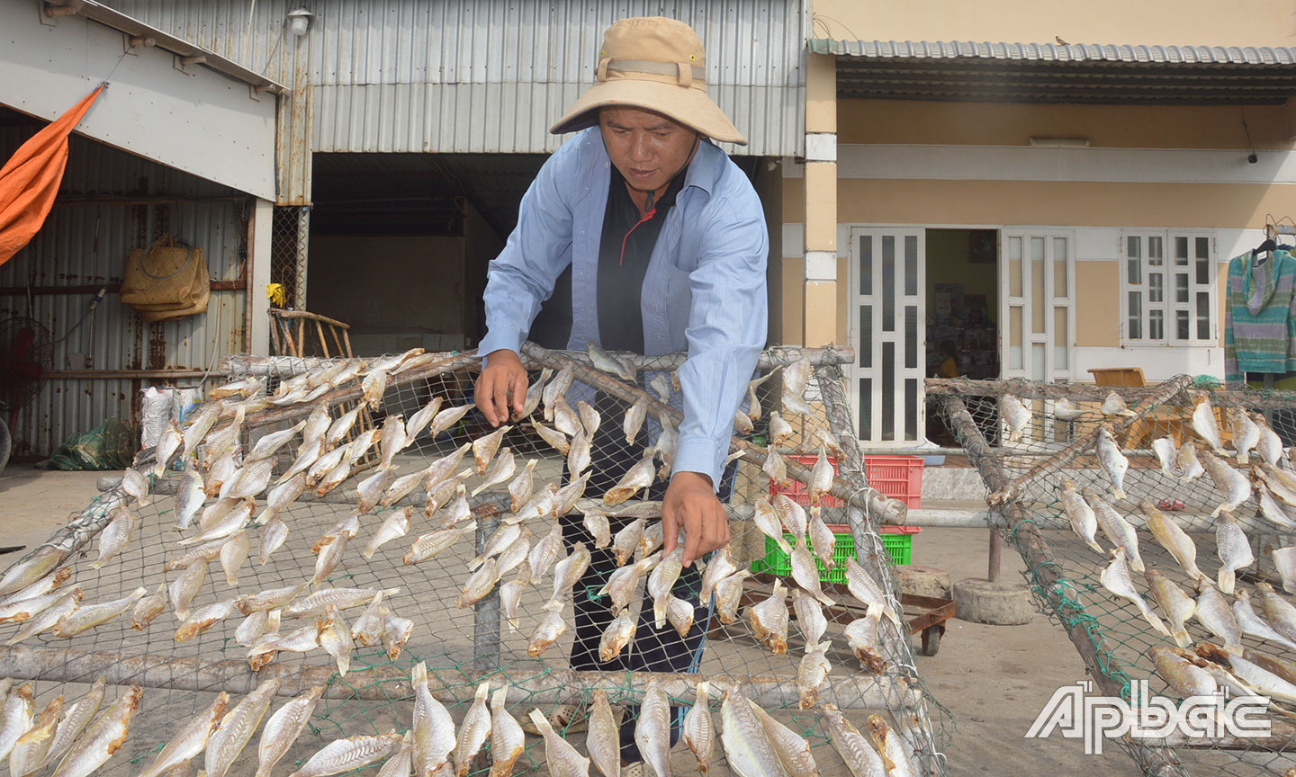  Làng nghề Cá khô Vàm Láng bước vào giai đoạn sản xuất cuối vụ tết. 