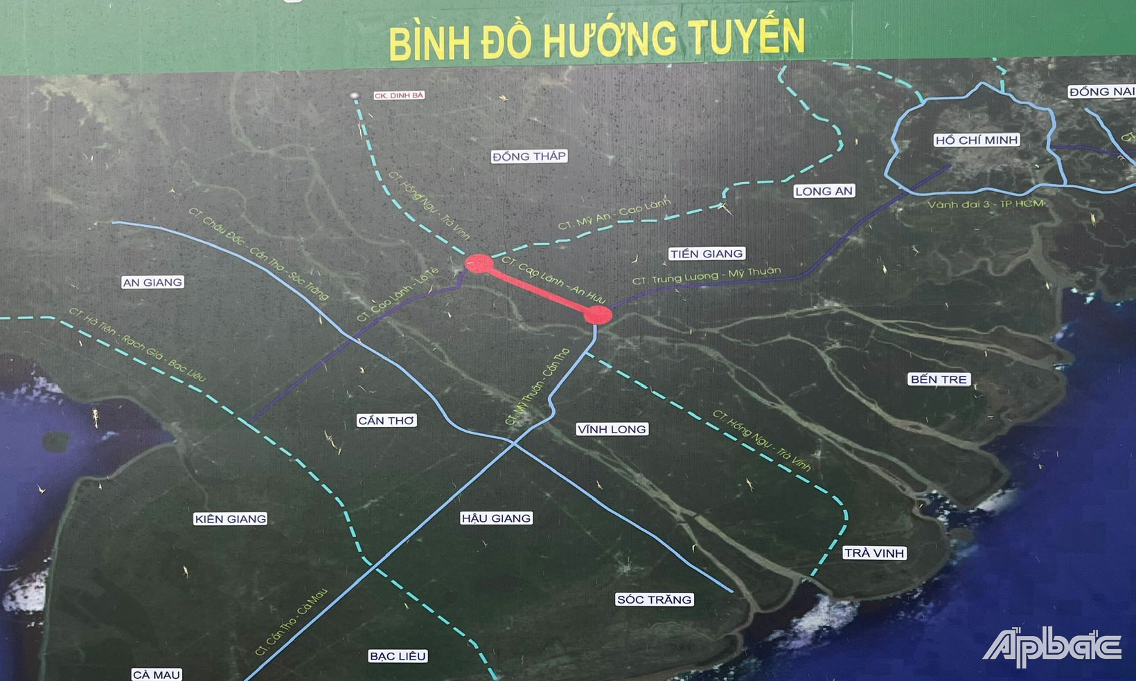 Hướng tuyến của Dự án.