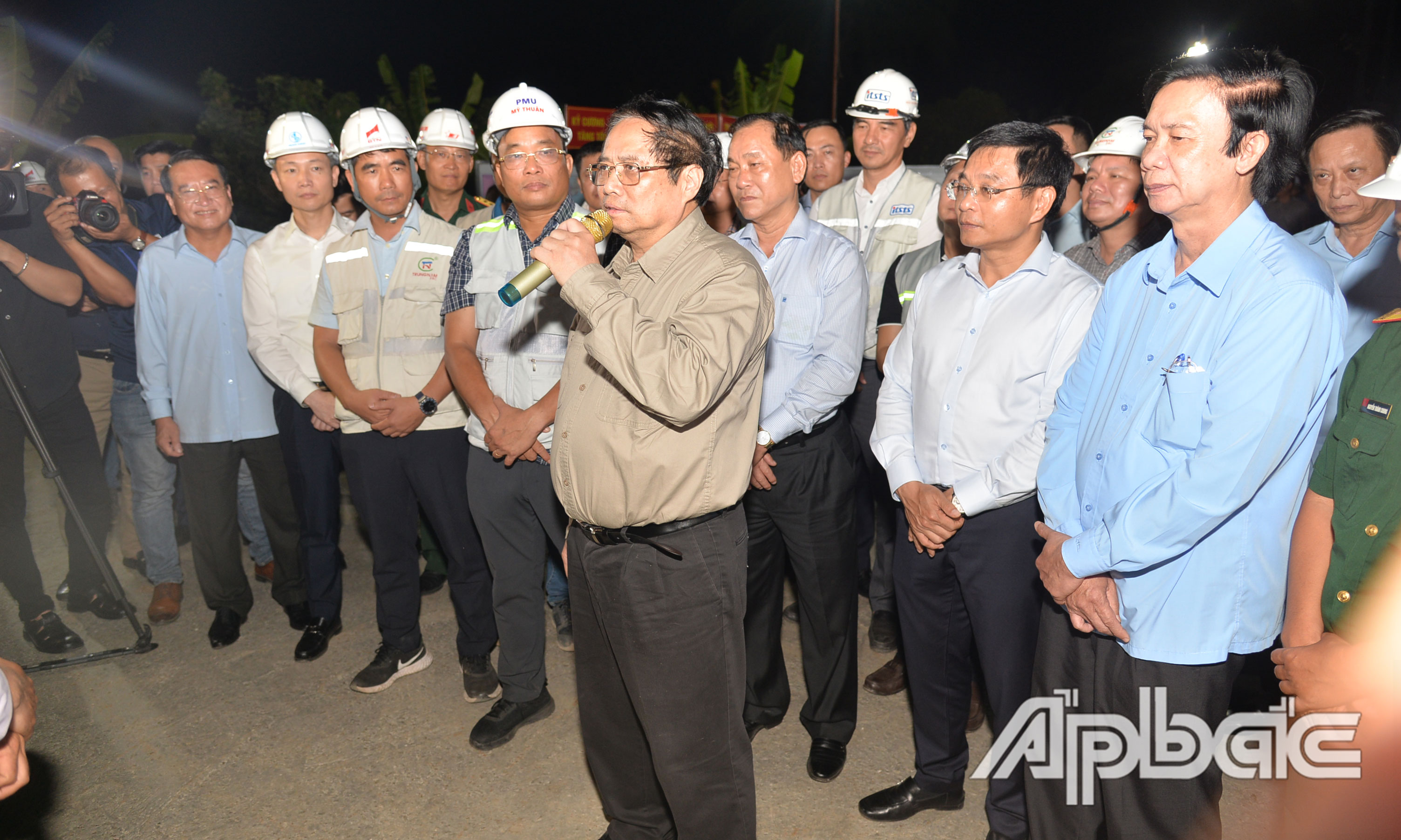 Thủ tướng Chính phủ Phạm Minh Chính phát biểu tại chuyến khảo sát.