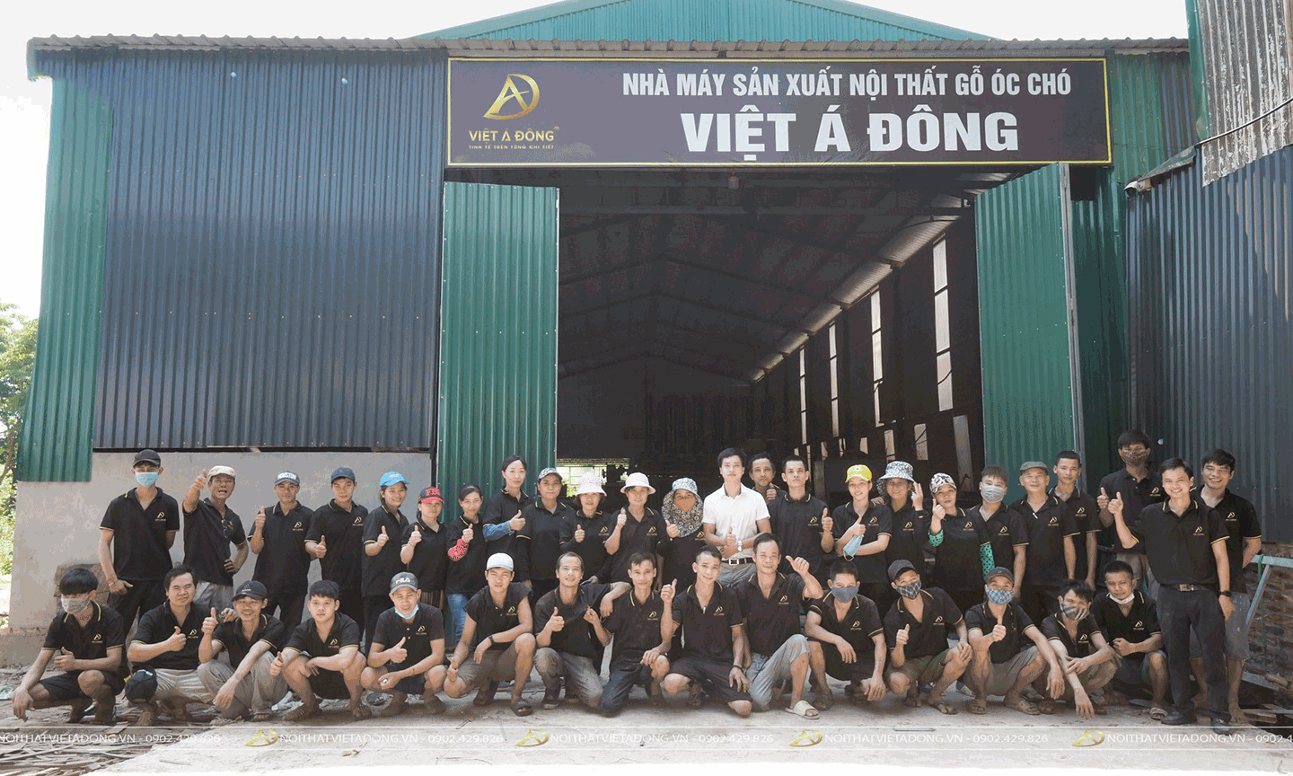 Đội ngũ thợ thi công Việt Á Đông giàu kinh nghiệm.