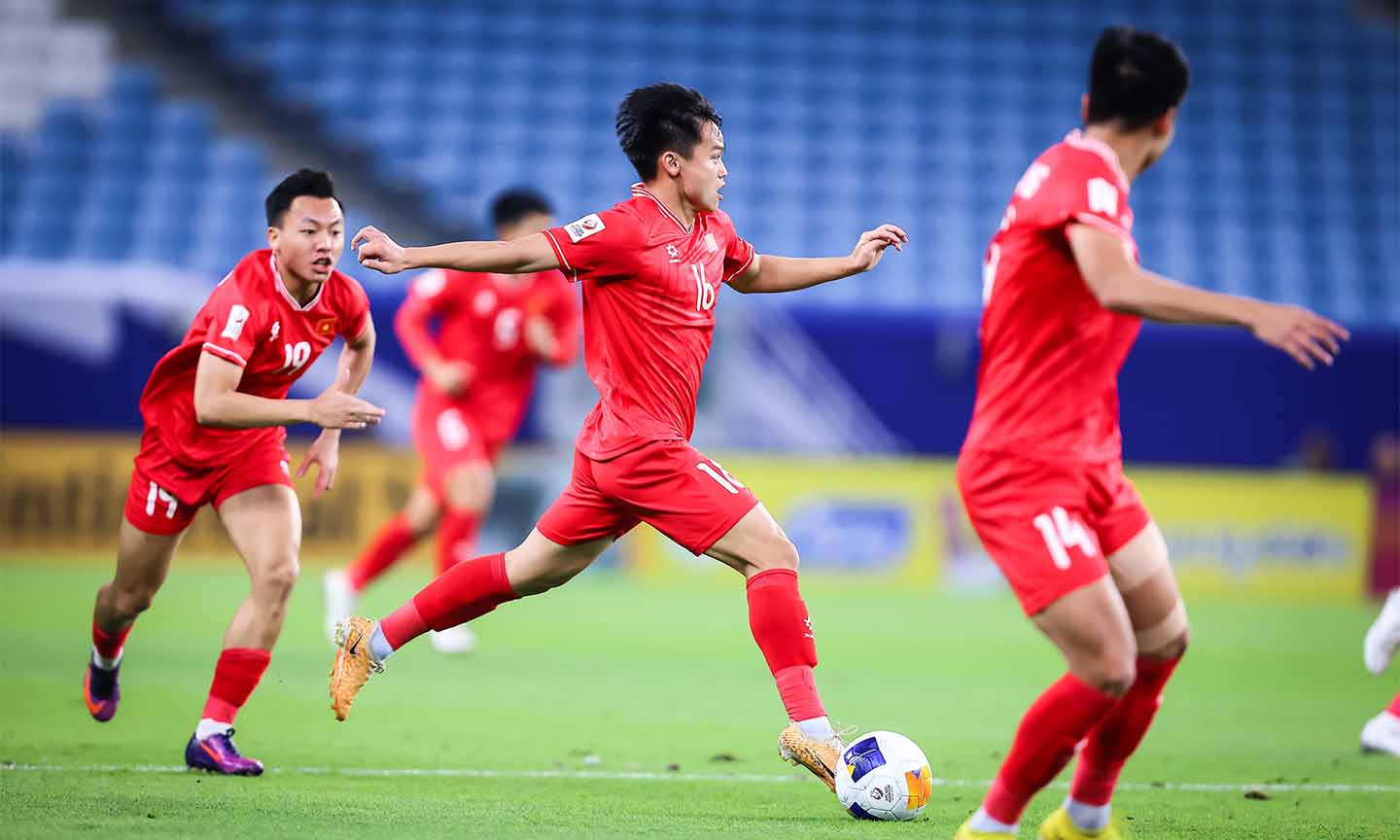 U23 châu Á là trải nghiệm hứu ích dành cho các cầu thủ trẻ của U23 Việt Nam. Ảnh: Vietnamnet.vn