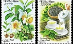 Postage stamp collection spotlights Vietnamese tea plant, culture