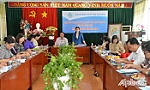 Phó Chủ tịch Hội LHPN Việt Nam Tôn Ngọc Hạnh làm việc với Hội LHPN tỉnh Tiền Giang