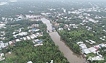 Tiền Giang: Xâm nhập mặn giảm, các cống thuộc Dự án Bảo Định vận hành lấy nước