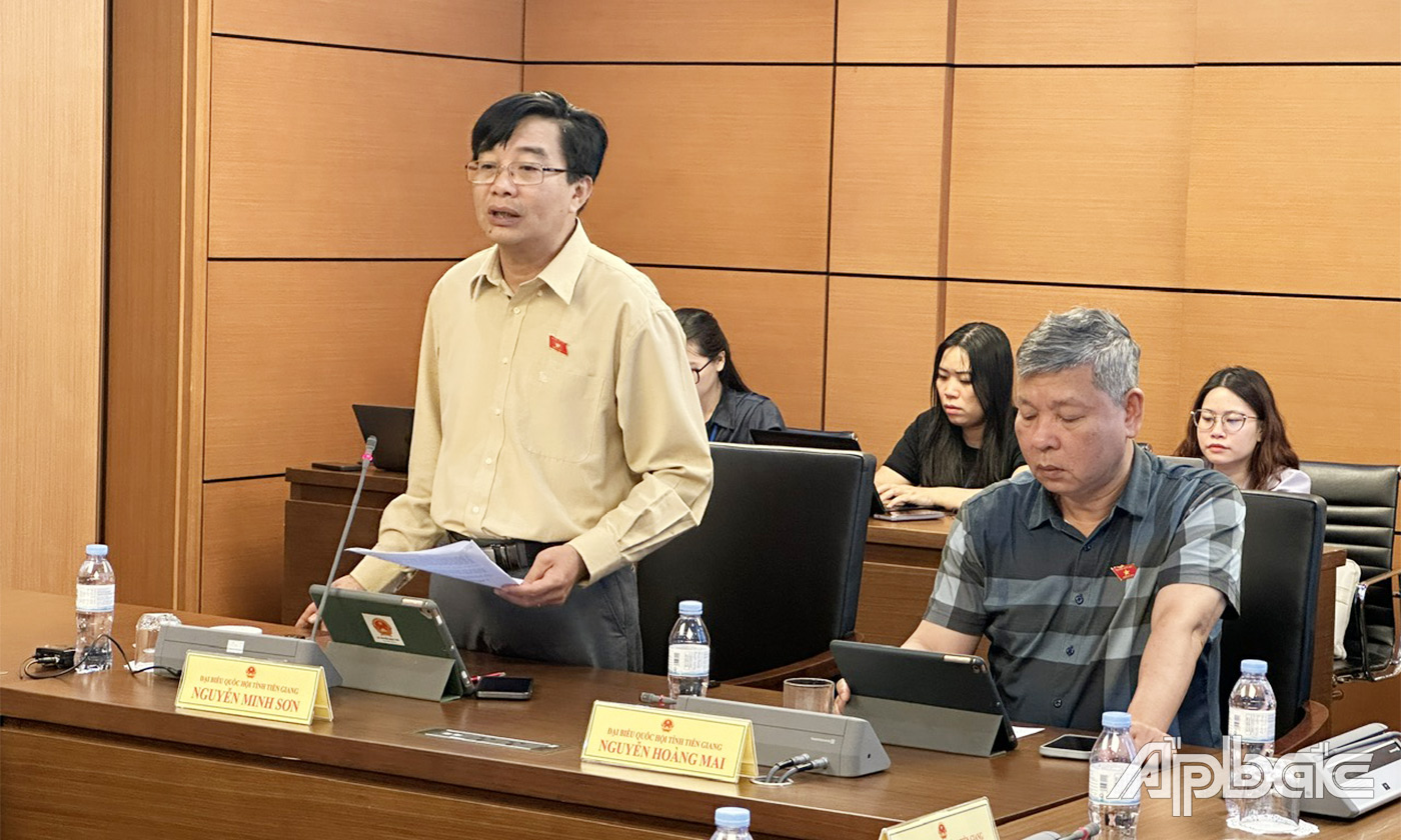 Đại biểu Quốc hội tỉnh Tiền Giang thảo luận Dự án Đầu tư xây dựng đường cao tốc và Chương trình mục tiêu quốc gia