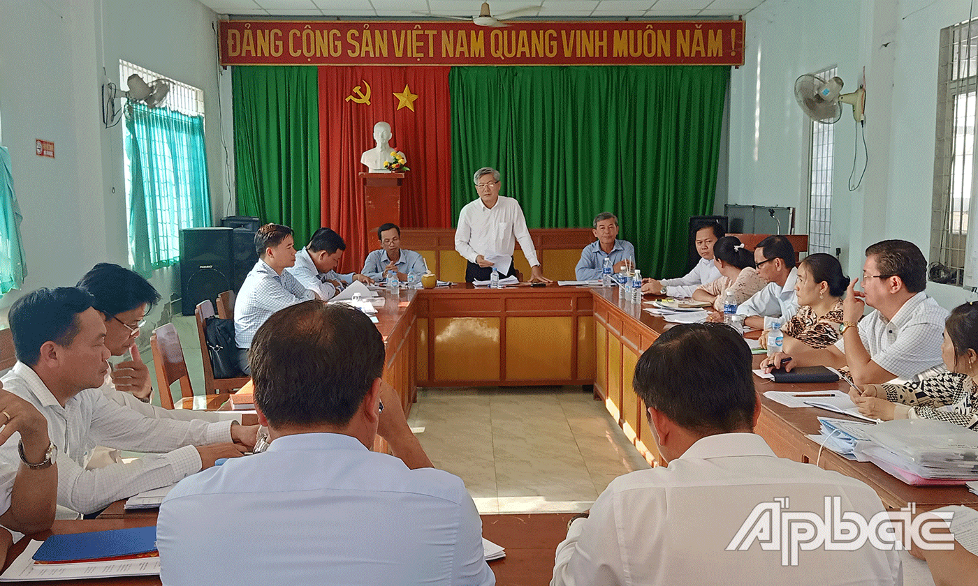 Quang cảnh buổi giám sát.