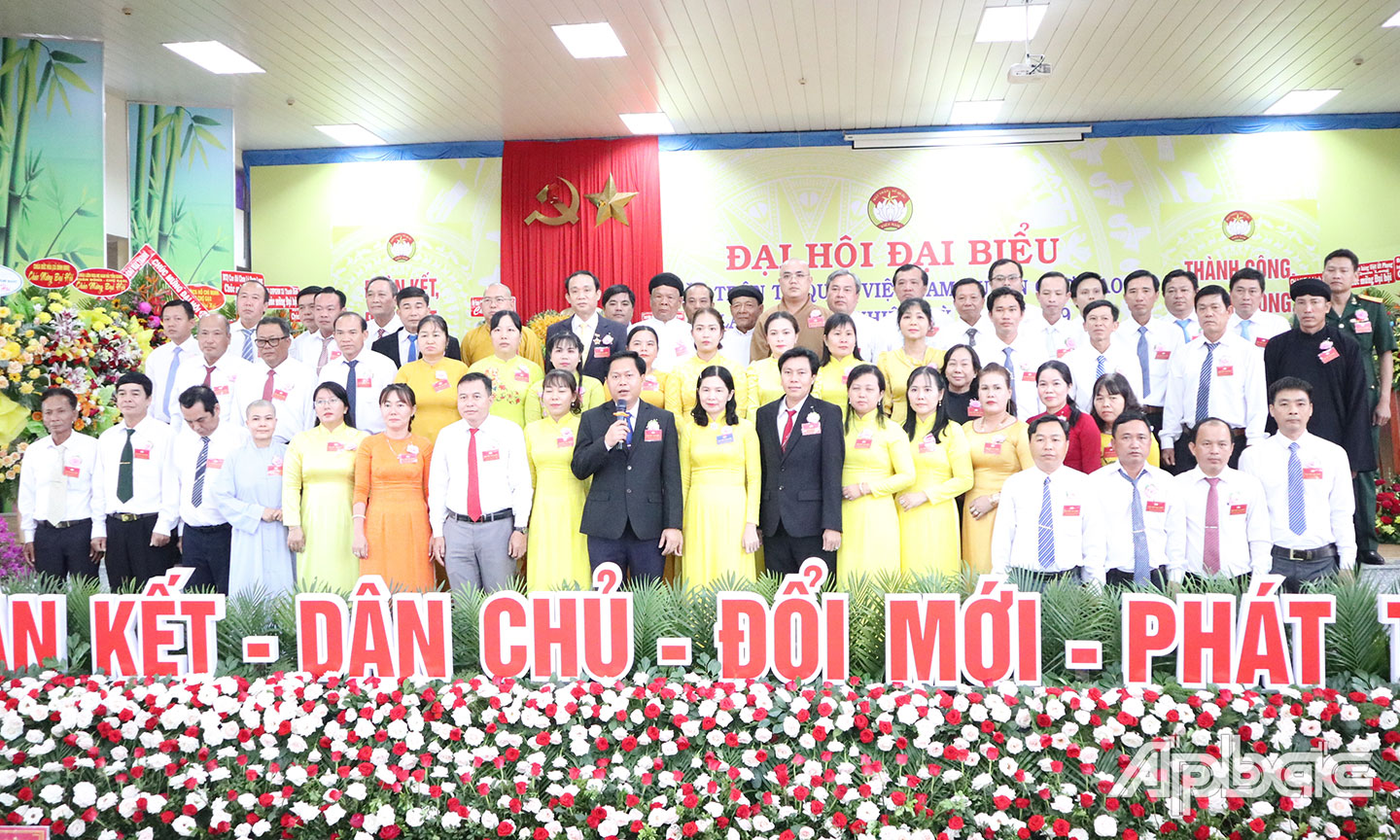 Đại hội đại biểu MTTQ Việt Nam huyện Chợ Gạo nhiệm kỳ 2024 - 2029.