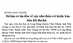 Huyện Châu Thành: Đã làm rõ tin đồn về việc nhà thầu vét kinh, bán bùn đất thu lợi