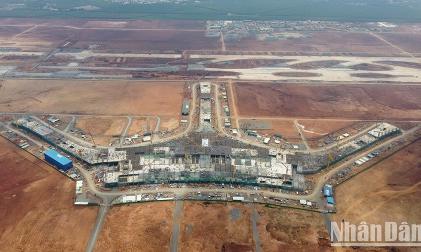 Long Thanh Airport under construction.