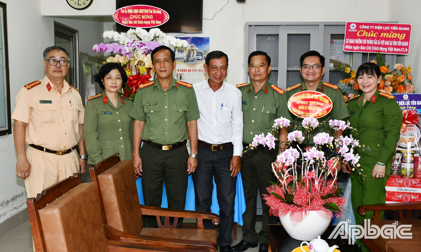 Phân xã Thông tấn xã Việt Nam tại Tiền Giang. Ảnh Trọng Tín.