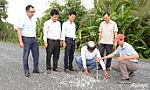 Nghiệm thu mặt đường cấp phối đá dăm chuẩn bị thảm nhựa Dự án Đường tỉnh 864