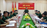 Tư lệnh Bộ đội Biên phòng Lê Đức Thái làm việc với Bộ đội Biên phòng Tiền Giang