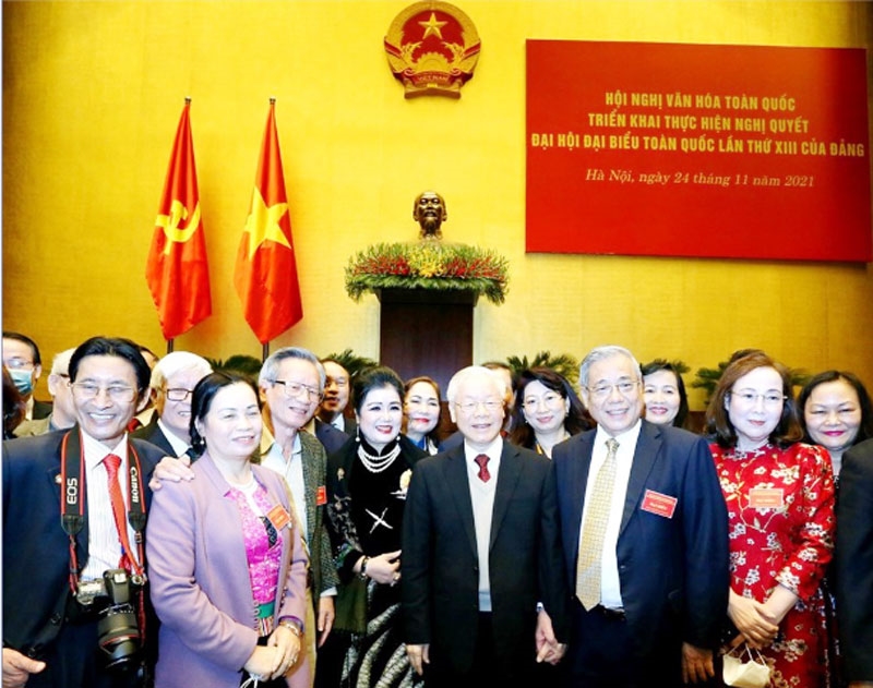 Tổng Bí thư Nguyễn Phú Trọng hết lòng vì sự phát triển của nền văn hóa Việt Nam