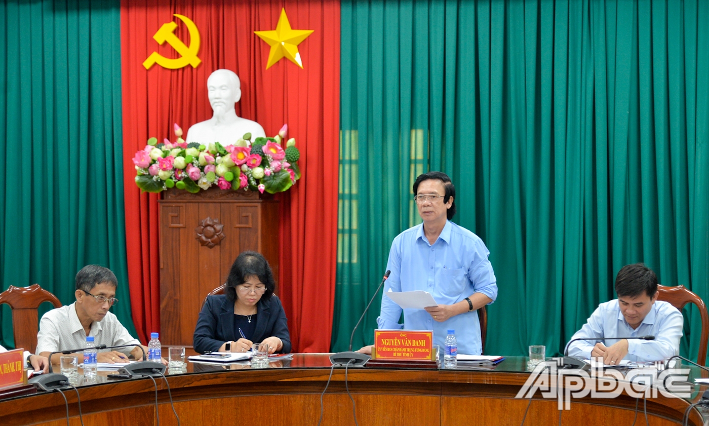 Bí thư Tỉnh ủy Nguyễn Văn Danh tiếp công dân định kỳ tháng 7-2024