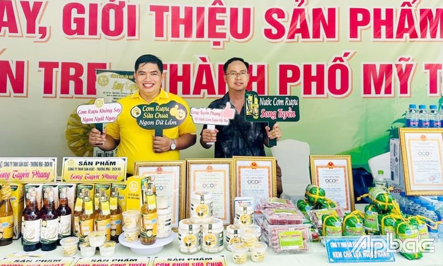 Trưng bày, giới thiệu các sản phẩm OCOP của TP. Mỹ Tho