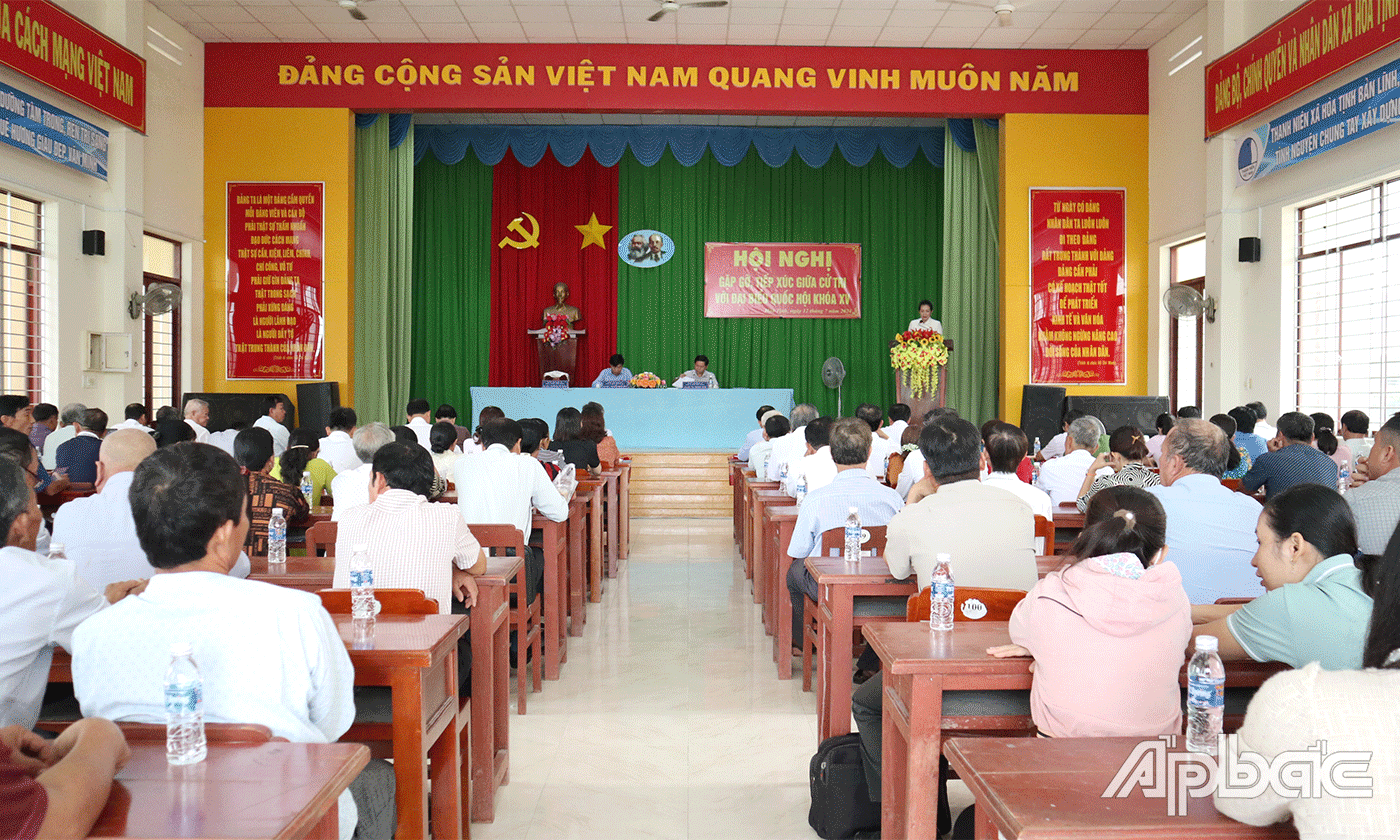 Quang cảnh buổi TXCT.