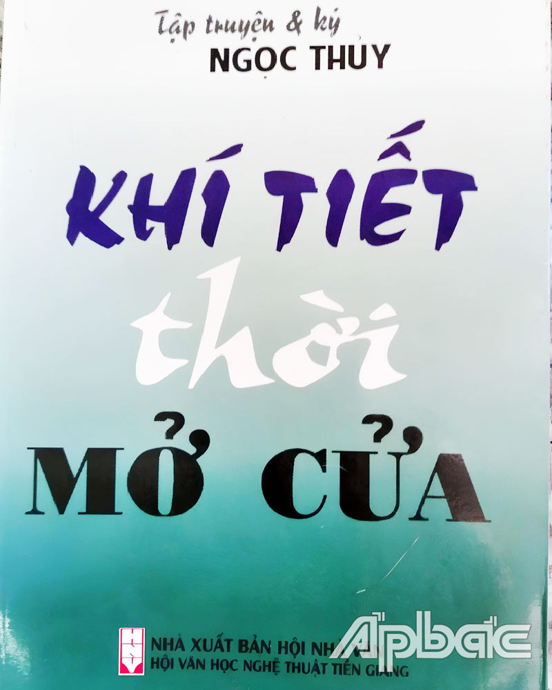 Bìa tập truyện, ký “Khí tiết thời mở cửa”.