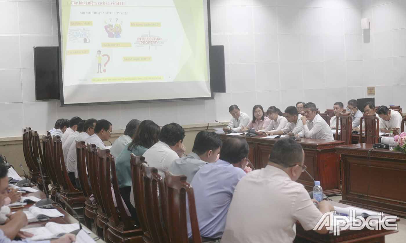 Quang cảnh Lớp tập huấn.