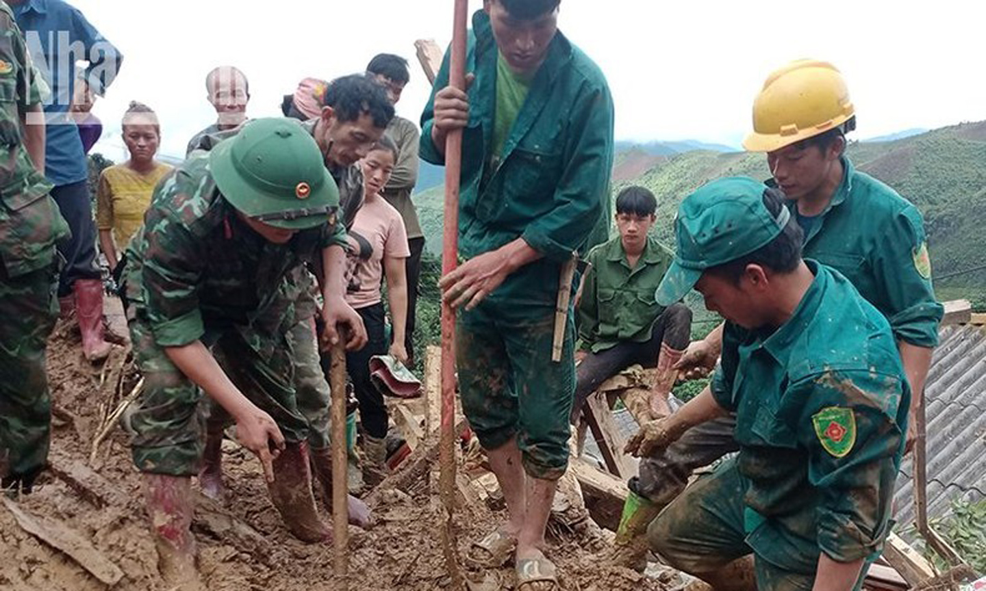 ABO/NDO- Heavy rain, landslides and floods have killed seven and injured five while also causing extensive damage to infrastructure and crops in the northern mountainous province of Son La.