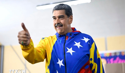 Tổng thống Venezuela Nicolas Maduro. Ảnh: THX/TTXVN