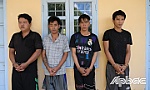 Bắt 4 đối tượng trộm cắp thiết bị tại các công trình